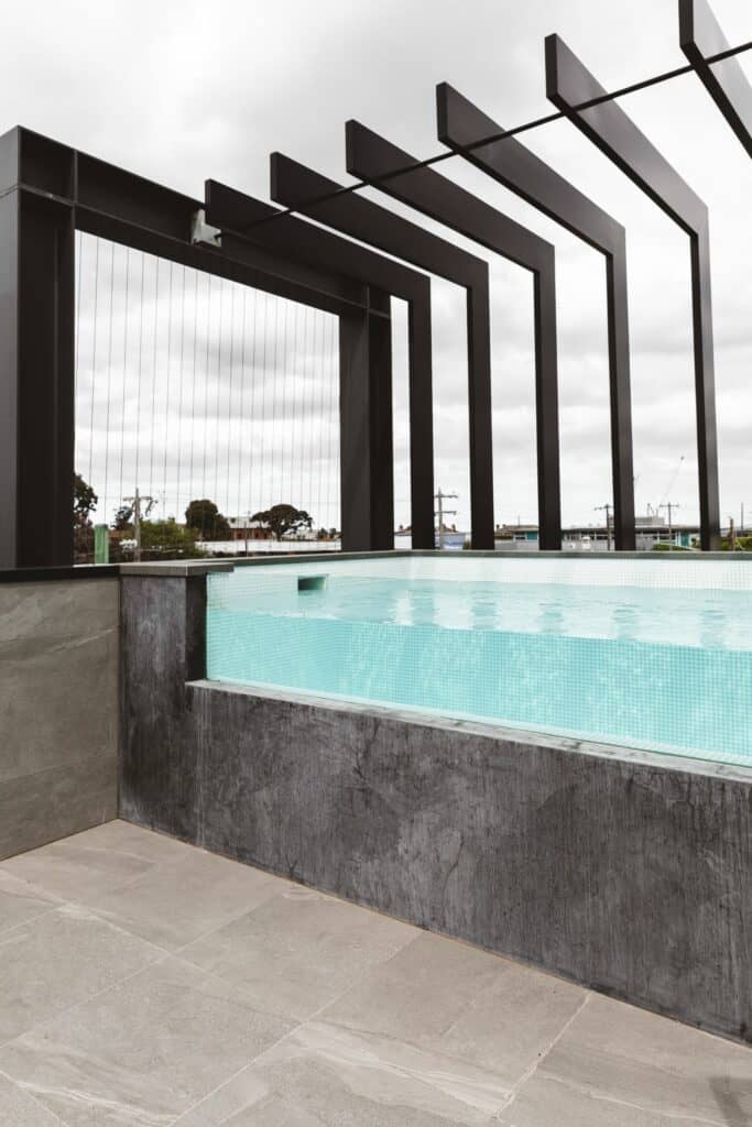 Geelong industrial accommodation holiday house penthouse residence rooftop pool